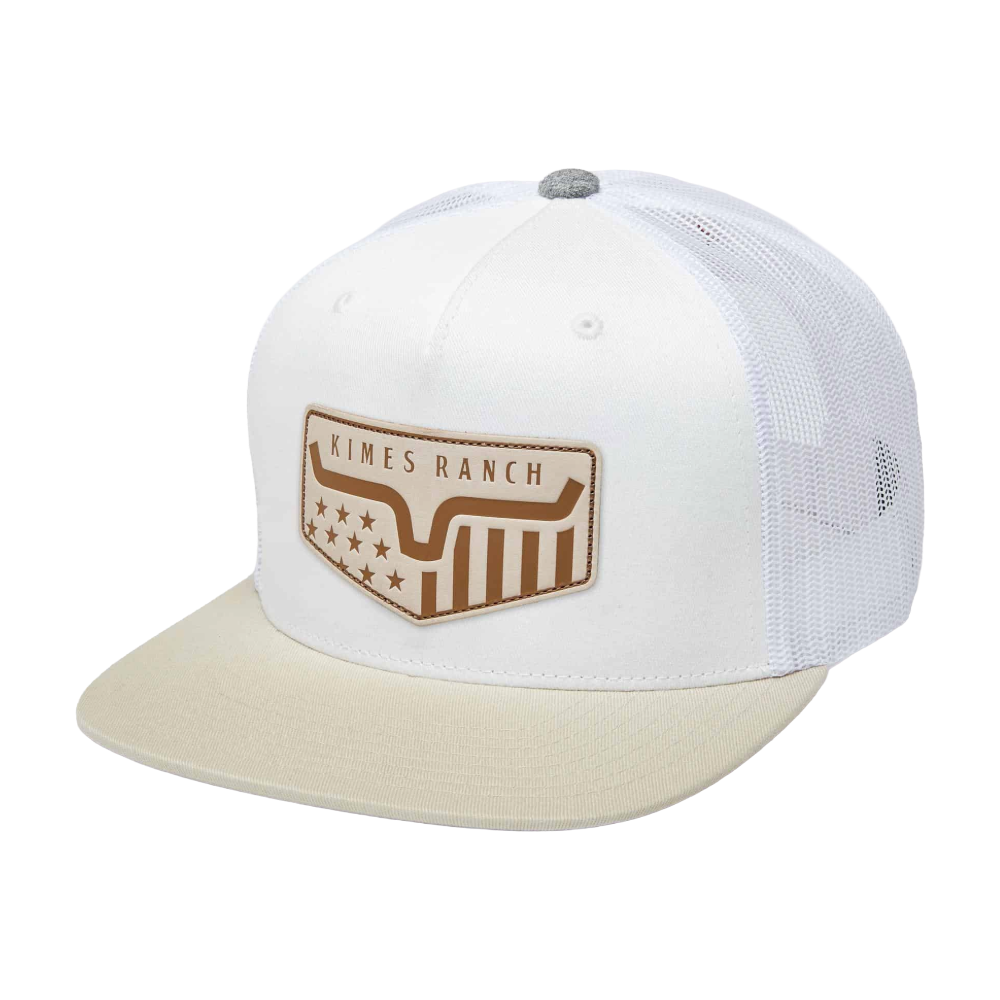 Kimes Ranch Spangled Graphic Classic White Trucker Cap UHA0000176-WE001