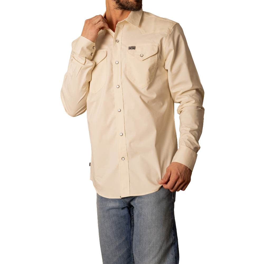 Kimes Ranch Men's Blackout Natural Button Down Shirt MDS0000022-BE006