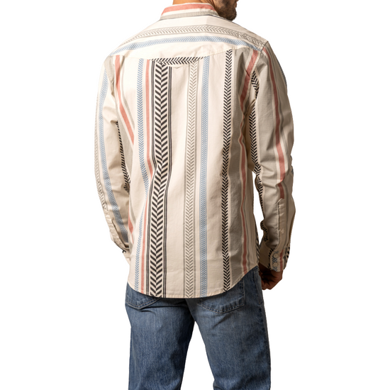 Kimes Ranch Men's Double Tap Striped Button Down Shirt MDS0000074-BK001
