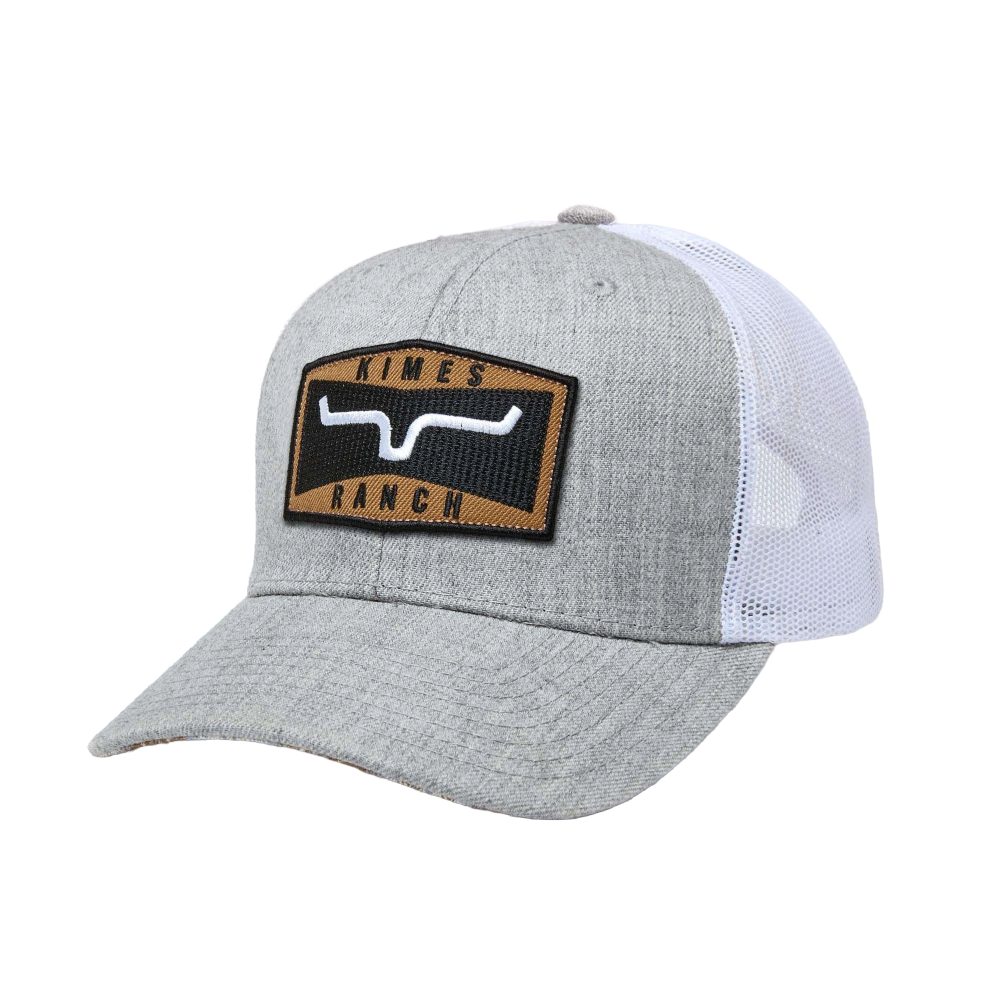 Kimes Ranch Railway Graphic Light Grey Heather Trucker Cap UHA0000179-GY018