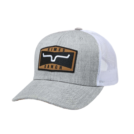Kimes Ranch Railway Graphic Light Grey Heather Trucker Cap UHA0000179-GY018