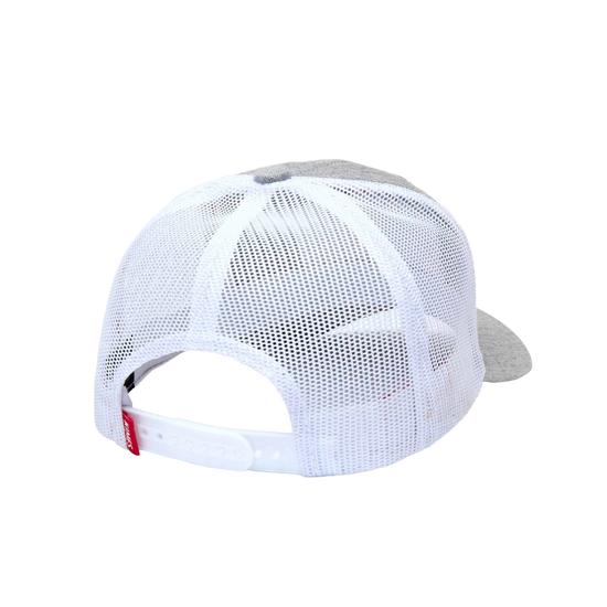 Kimes Ranch Railway Graphic Light Grey Heather Trucker Cap UHA0000179-GY018