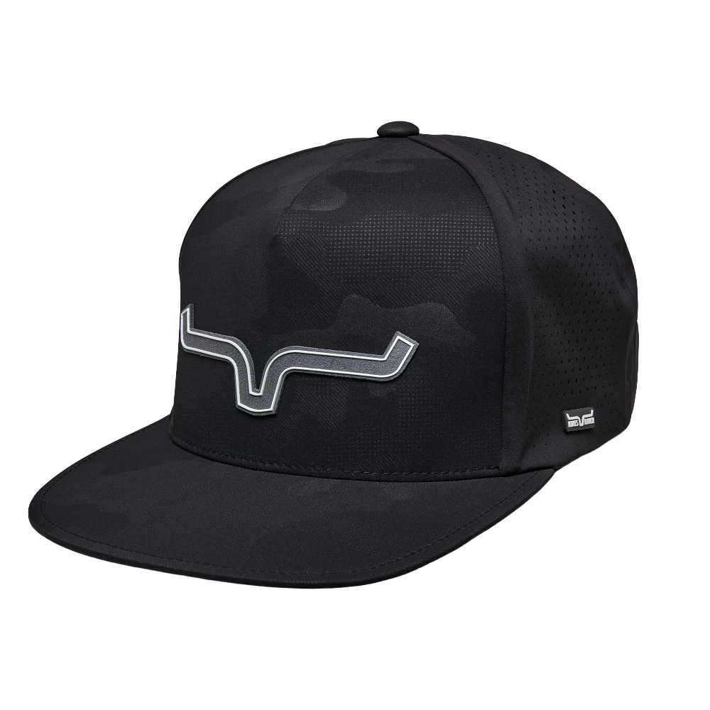 Kimes Ranch Hard Pressed Graphic Classic Black Camo Cap UHA0000189-BK008