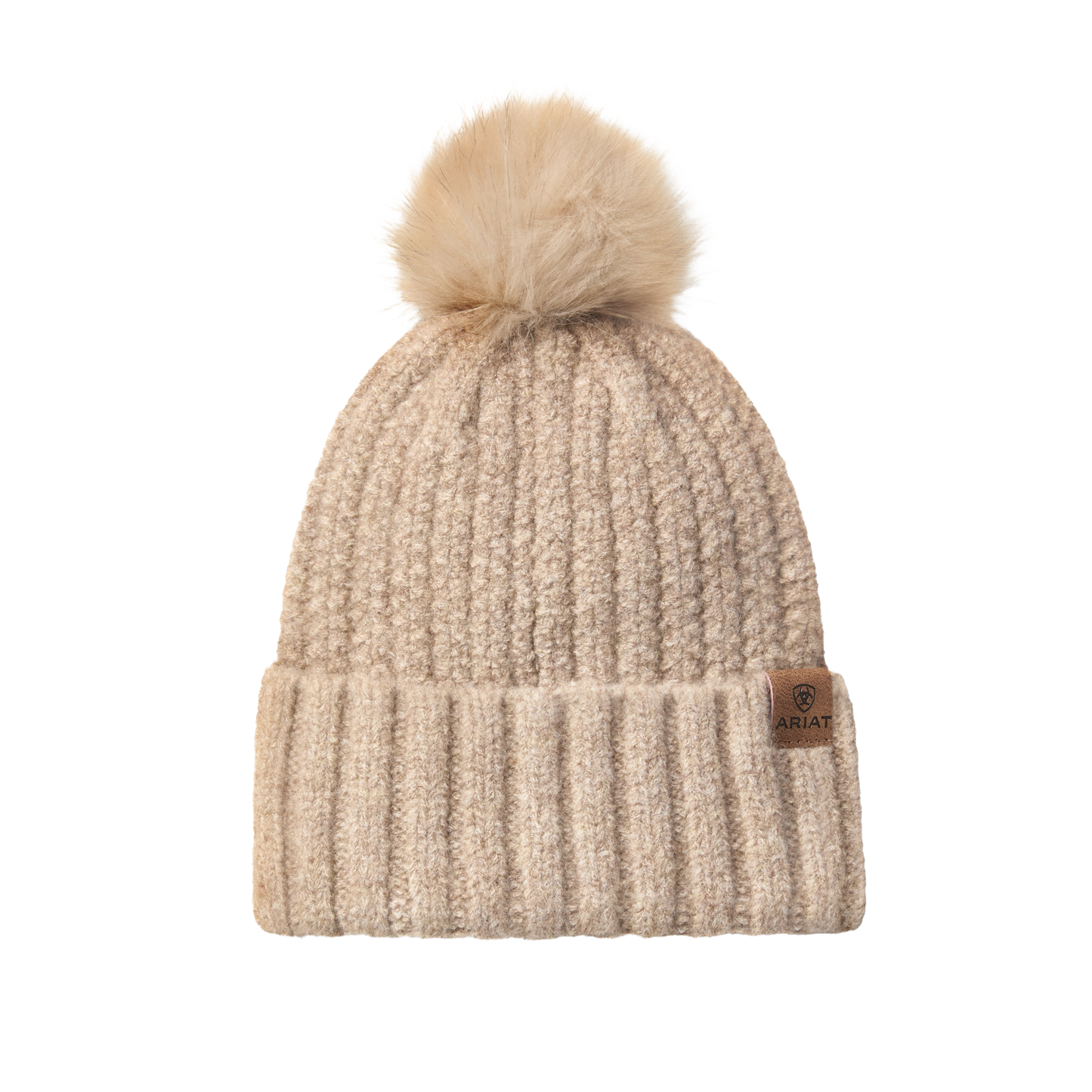 Ariat Ladies Chilton Natural Tan Knitted Beanie 10064024