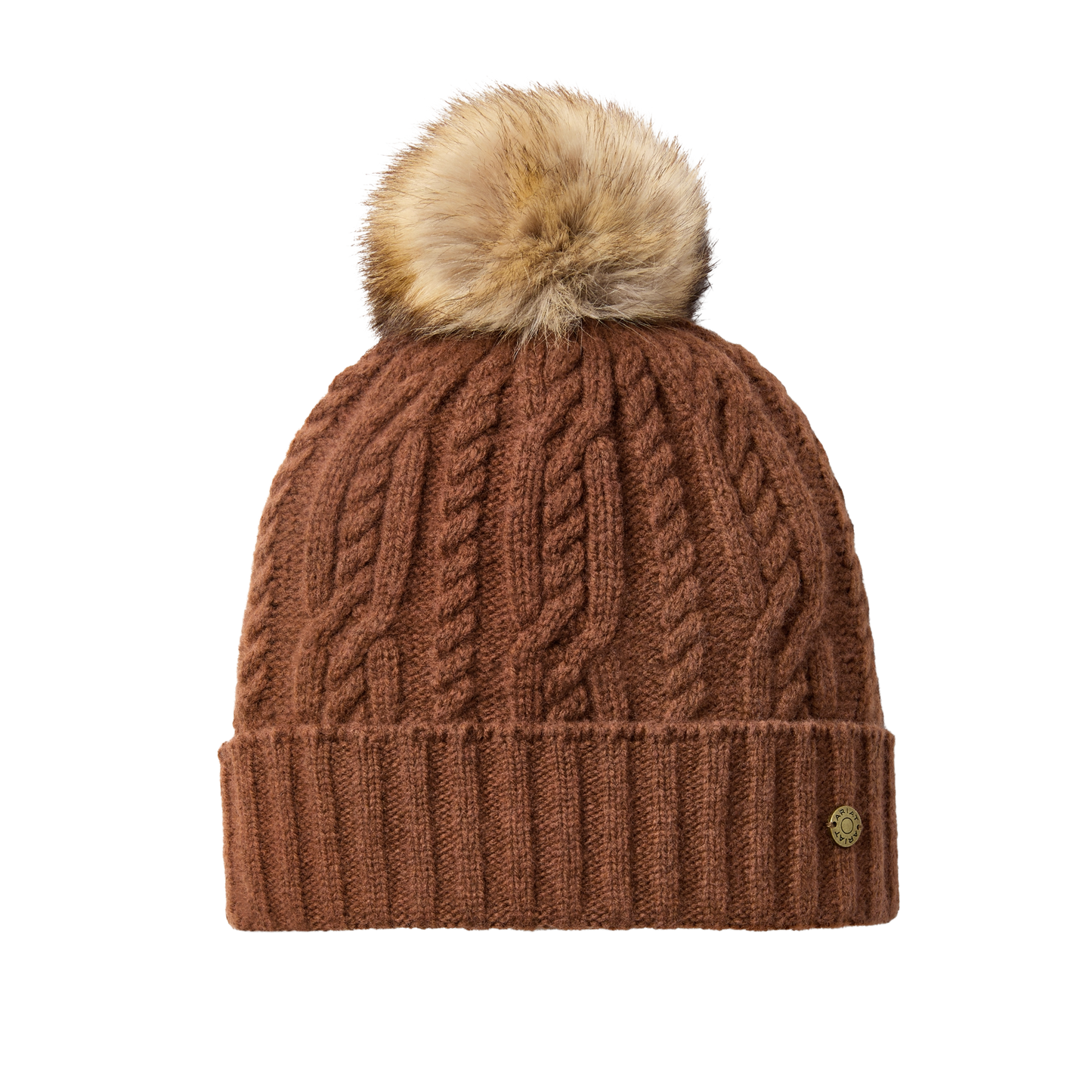 Ariat Ladies Langford Chestnut Brown Knitted Beanie 10064030