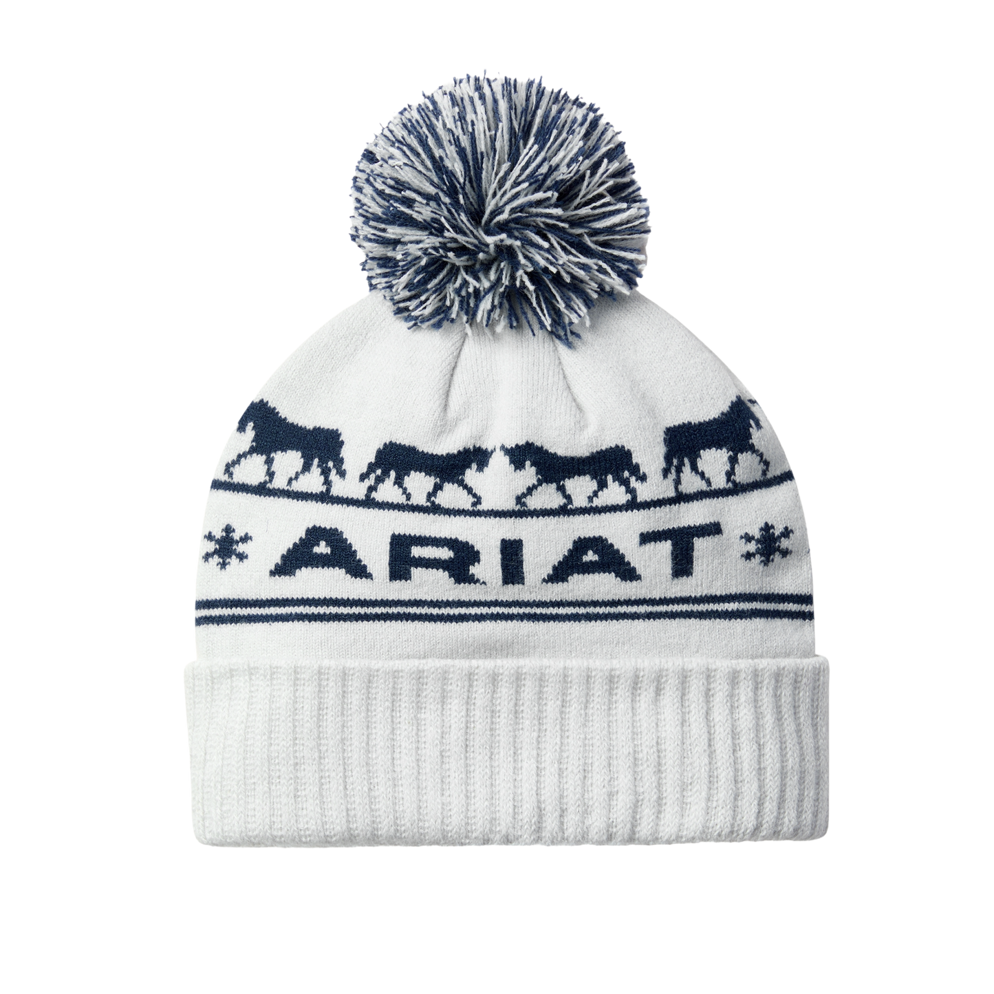 Ariat Ladies Apres Ski Graphic Off White Beanie 10063912
