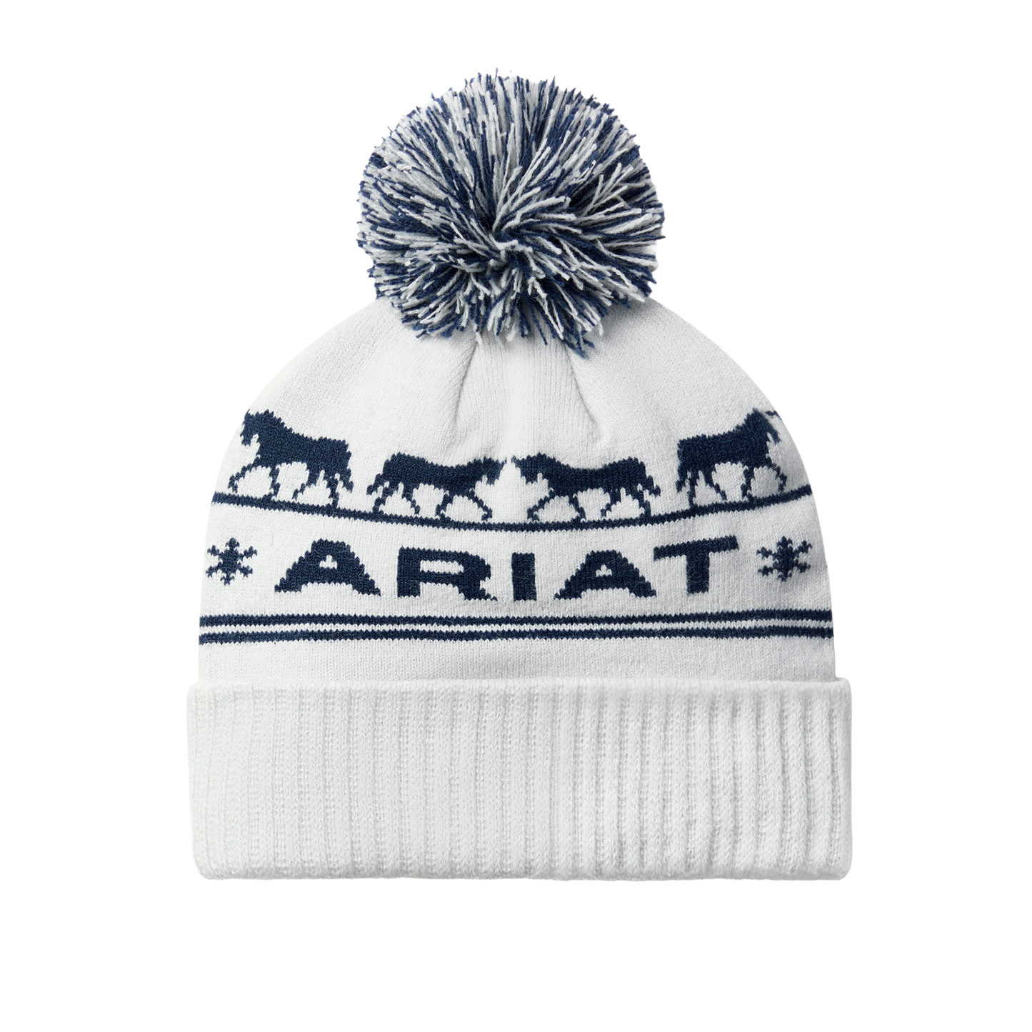 Ariat Ladies Apres Ski Graphic Off White Beanie 10063912