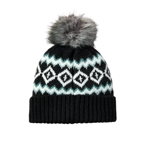 Ariat Ladies Bristol Aztec Black Knitted Beanie 10063839
