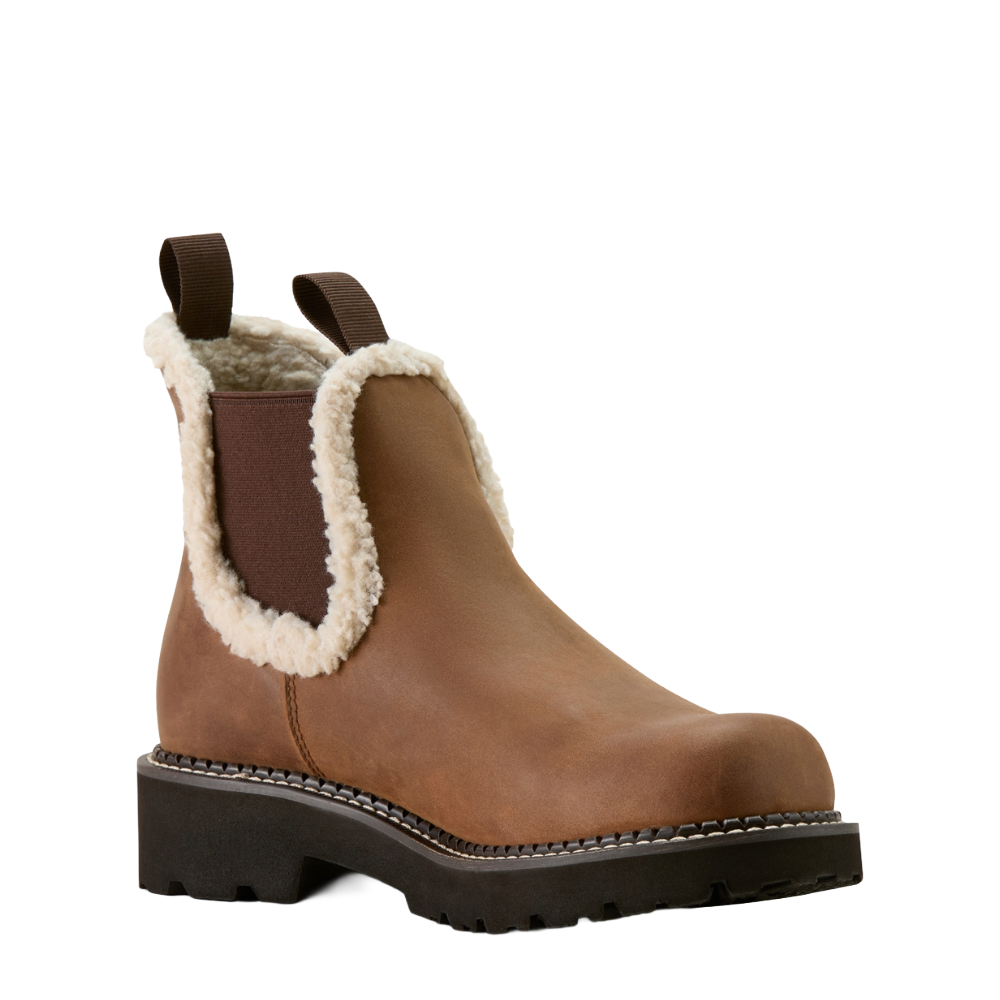 Ariat Ladies Fatbaby Chelsea Distressed Brown Western Boot 10063848