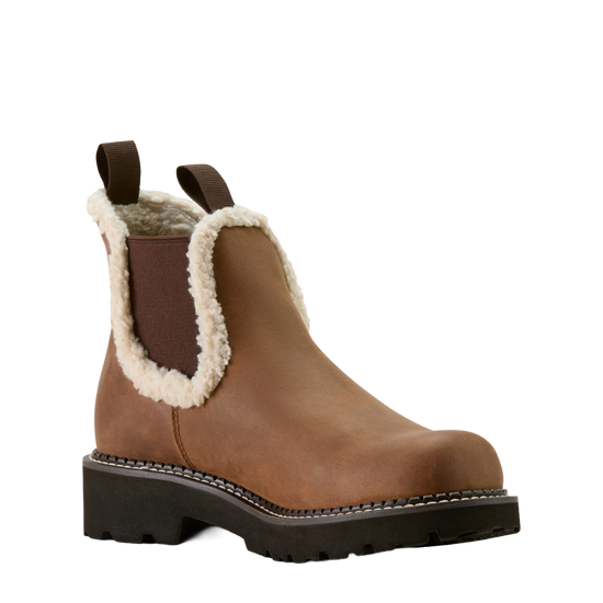 Ariat Ladies Fatbaby Chelsea Distressed Brown Western Boot 10063848