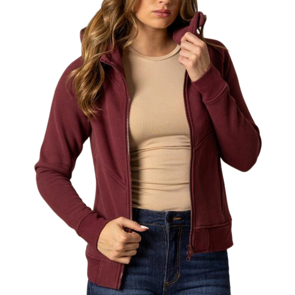 Kimes Ranch Ladies Emma Classic Maroon Zip Up Jacket WHO0000044-RD029