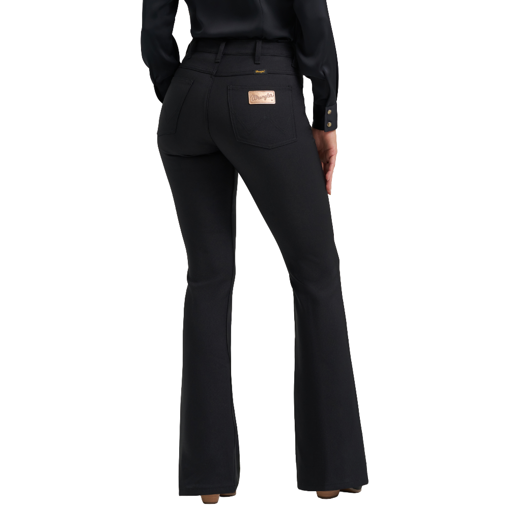 Wrangler X Lainey Wilson Ladies Black Wrancher Flare Pant 112373696