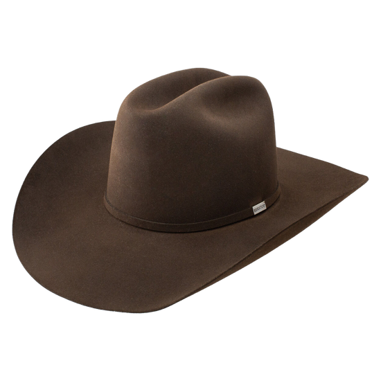 Resistol Five Star Chocolate Brown Felt Western Hat RFFVST-RB4222