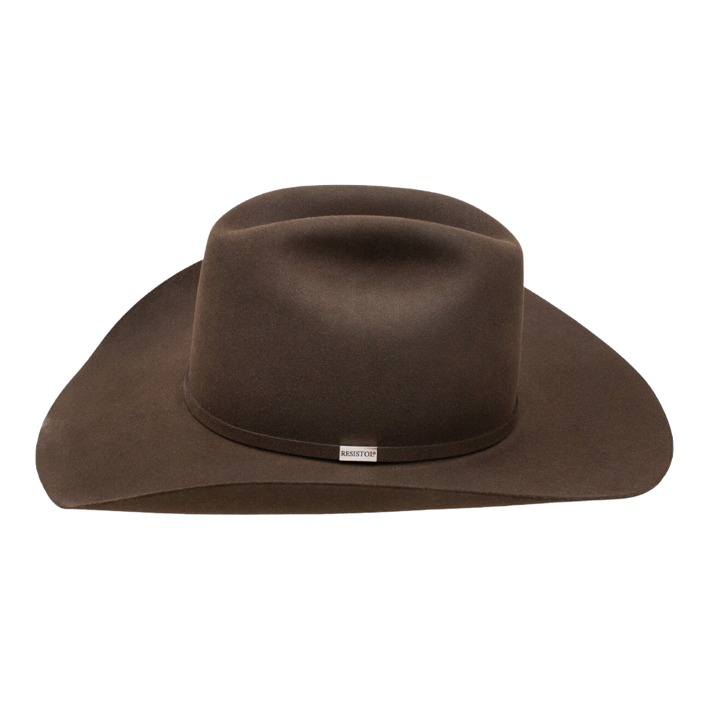 Resistol Five Star Chocolate Brown Felt Western Hat RFFVST-RB4222