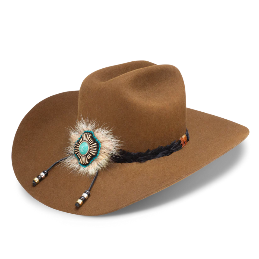 Charlie 1 Horse Ladies Country With A Flare Cognac Felt Hat CWCNWF-724201