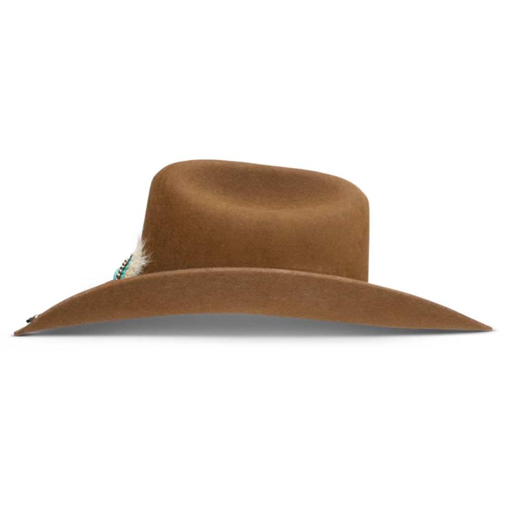 Charlie 1 Horse Ladies Country With A Flare Cognac Felt Hat CWCNWF-724201