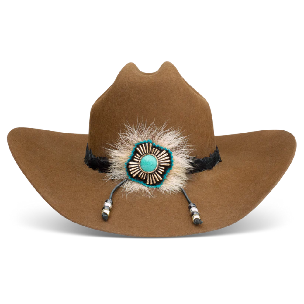 Charlie 1 Horse Ladies Country With A Flare Cognac Felt Hat CWCNWF-724201