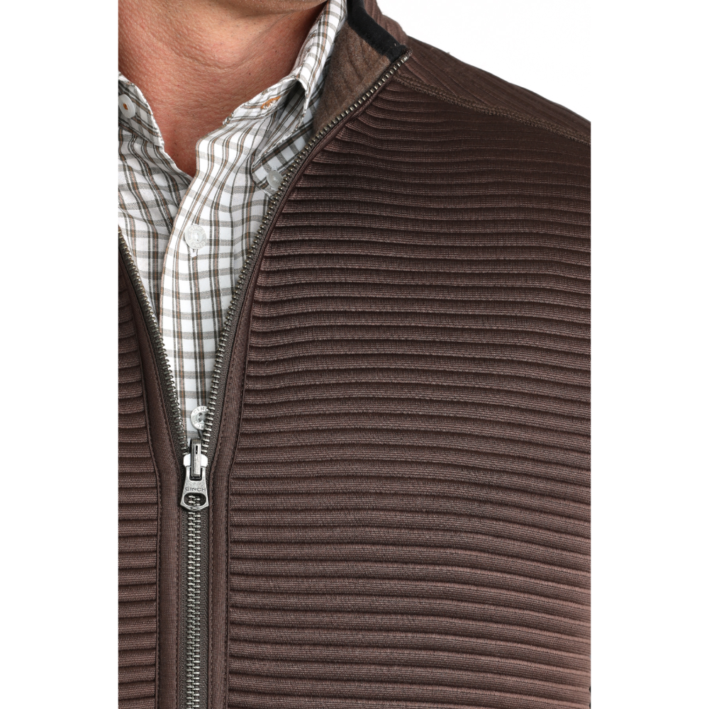 Cinch Men's Reversible Brown Knit Vest MWV1925002