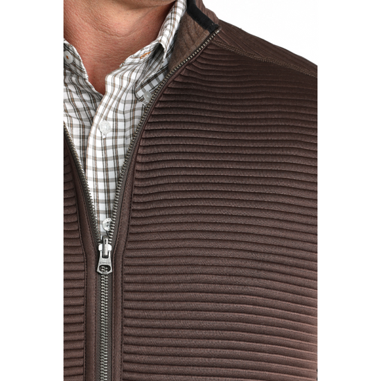 Cinch Men's Reversible Brown Knit Vest MWV1925002
