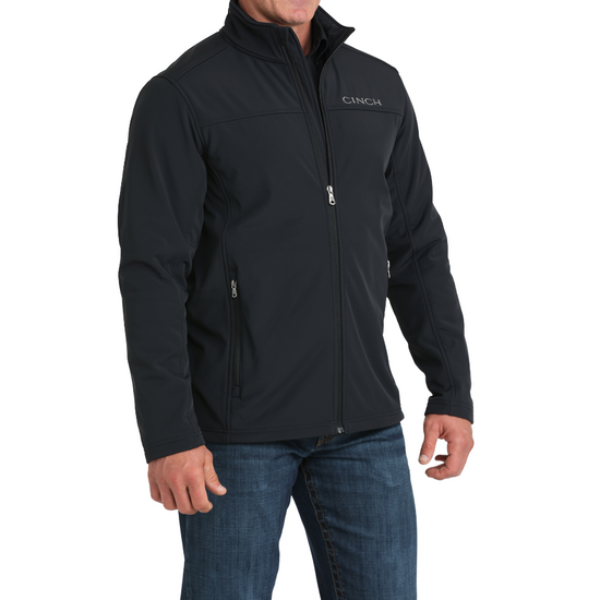 Cinch Men's Black Windproof Full Zip Jacket MWJ1924001