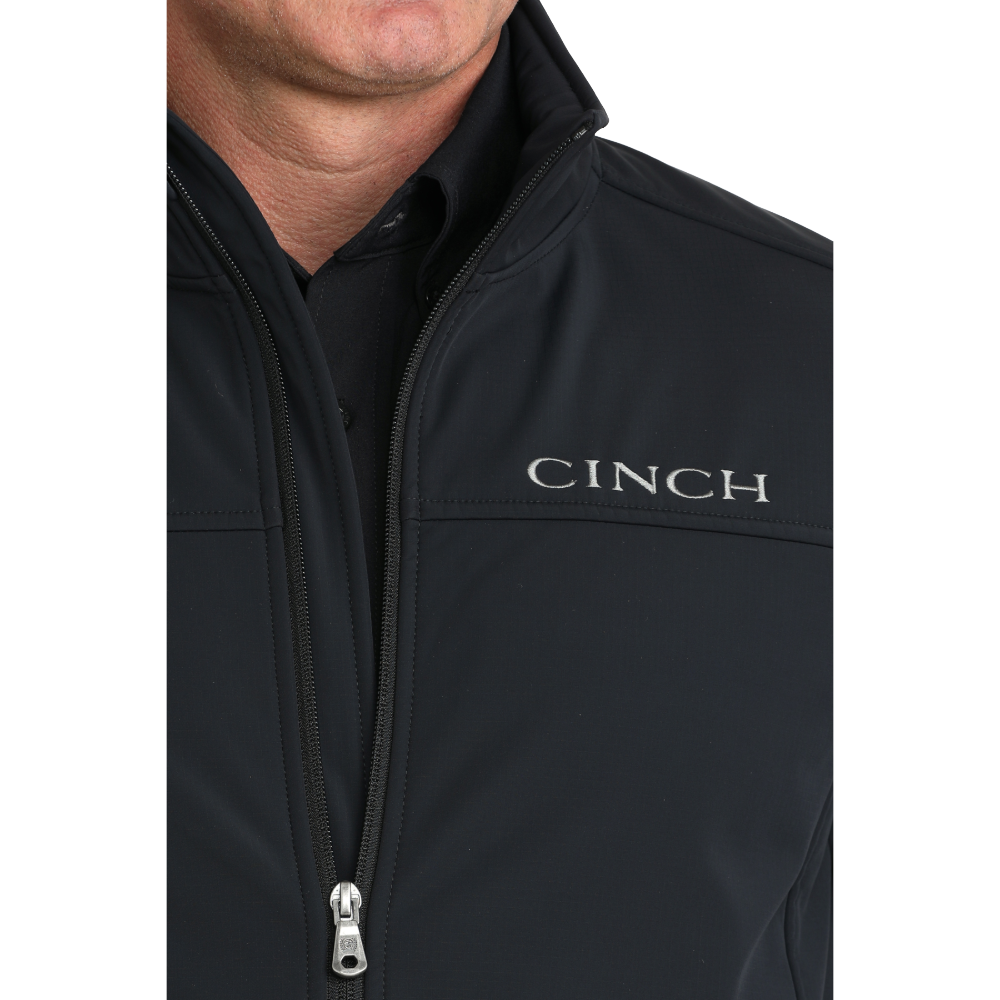 Cinch Men's Black Windproof Full Zip Jacket MWJ1924001
