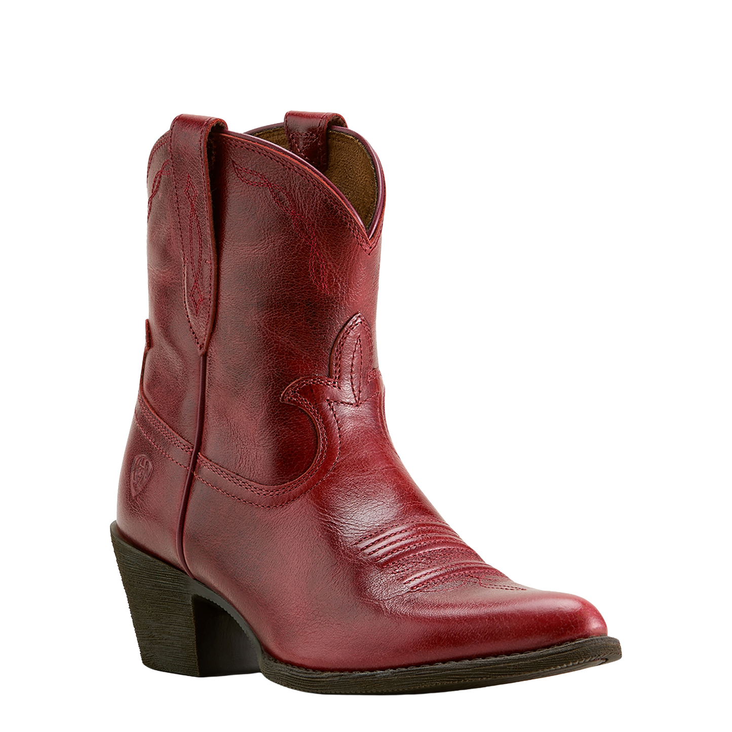 Ariat Ladies Maggie Deep Barn Red Western Bootie 10063937