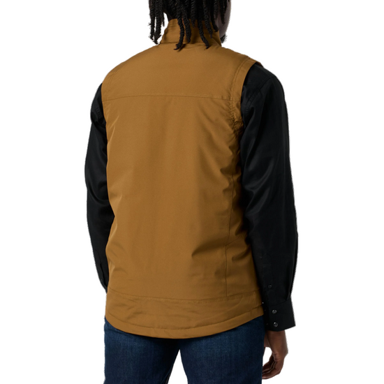 Cinch Men's Brown Canvas Zip Vest MWV1927002