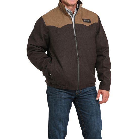 Cinch Men's Concealed Carry Wooly Brown Jacket MWJ1590005