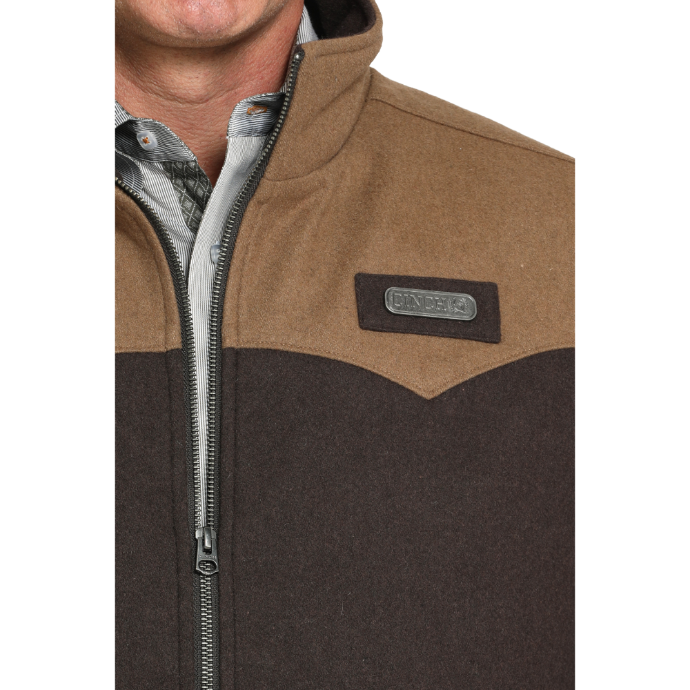 Cinch Men's Concealed Carry Wooly Brown Jacket MWJ1590005