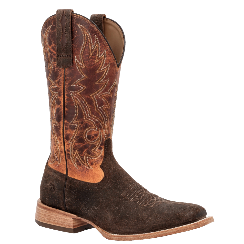 Durango Men's Embroidered Dark Brown Western Boot DDB0513