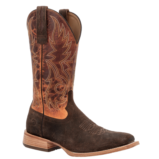 Durango Men's Embroidered Dark Brown Western Boot DDB0513