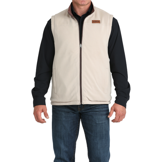 Cinch Men's Burgundy Reversible Zip Vest MWV1926002