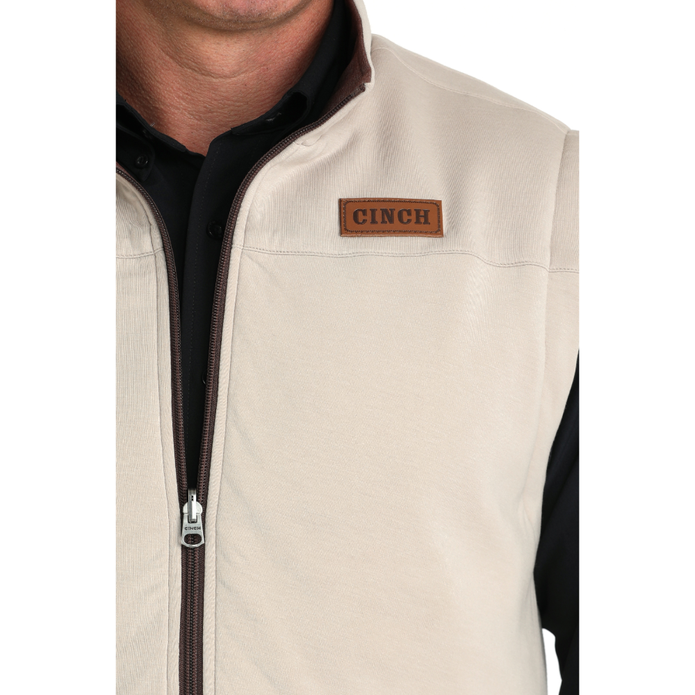Cinch Men's Burgundy Reversible Zip Vest MWV1926002