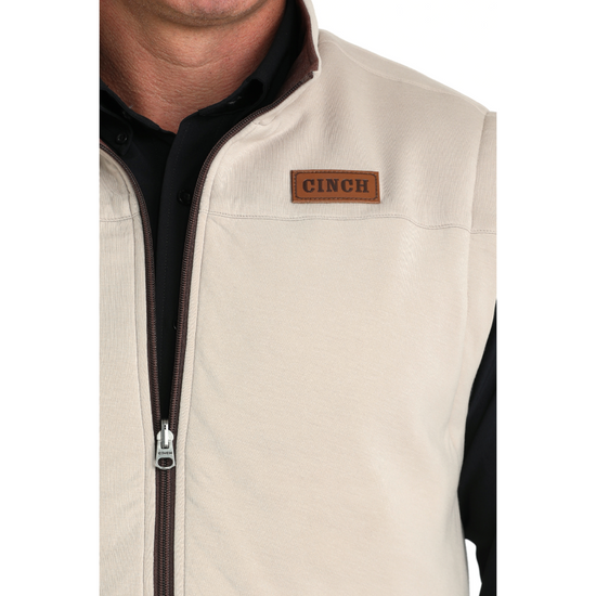 Cinch Men's Burgundy Reversible Zip Vest MWV1926002