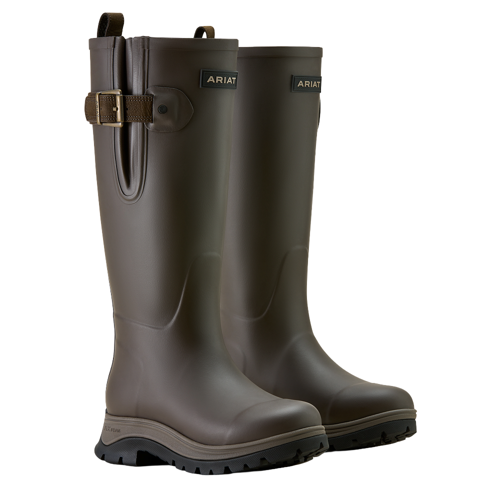 Ariat Ladies Woodstock Bracken Brown Rubber Boots 10063877