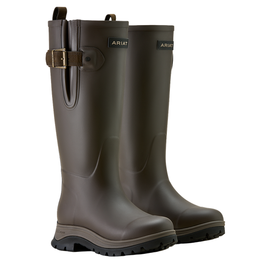 Ariat Ladies Woodstock Bracken Brown Rubber Boots 10063877