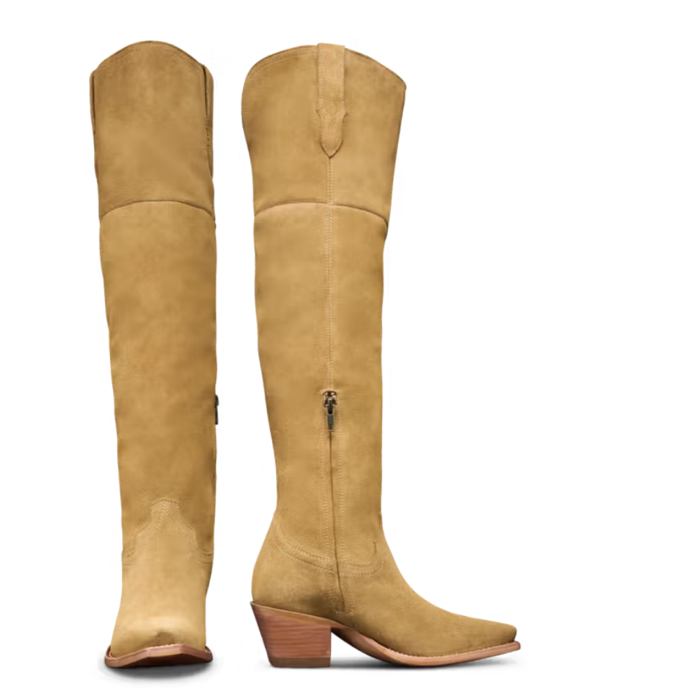 Tecovas The Bailey Sahara Suede Leather Western Boot 20072SHR