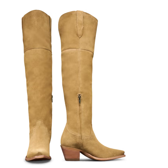 Tecovas The Bailey Sahara Suede Leather Western Boot 20072SHR