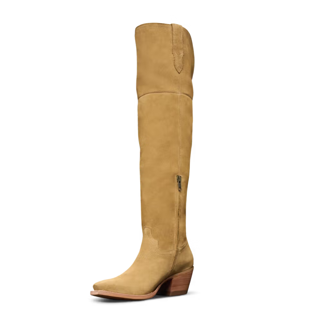 Tecovas The Bailey Sahara Suede Leather Western Boot 20072SHR