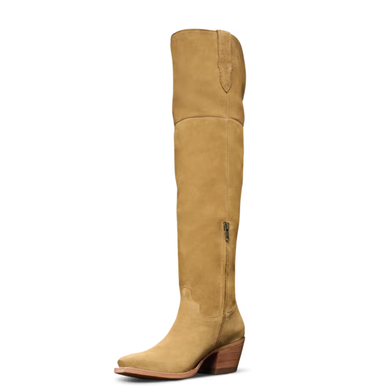 Tecovas The Bailey Sahara Suede Leather Western Boot 20072SHR