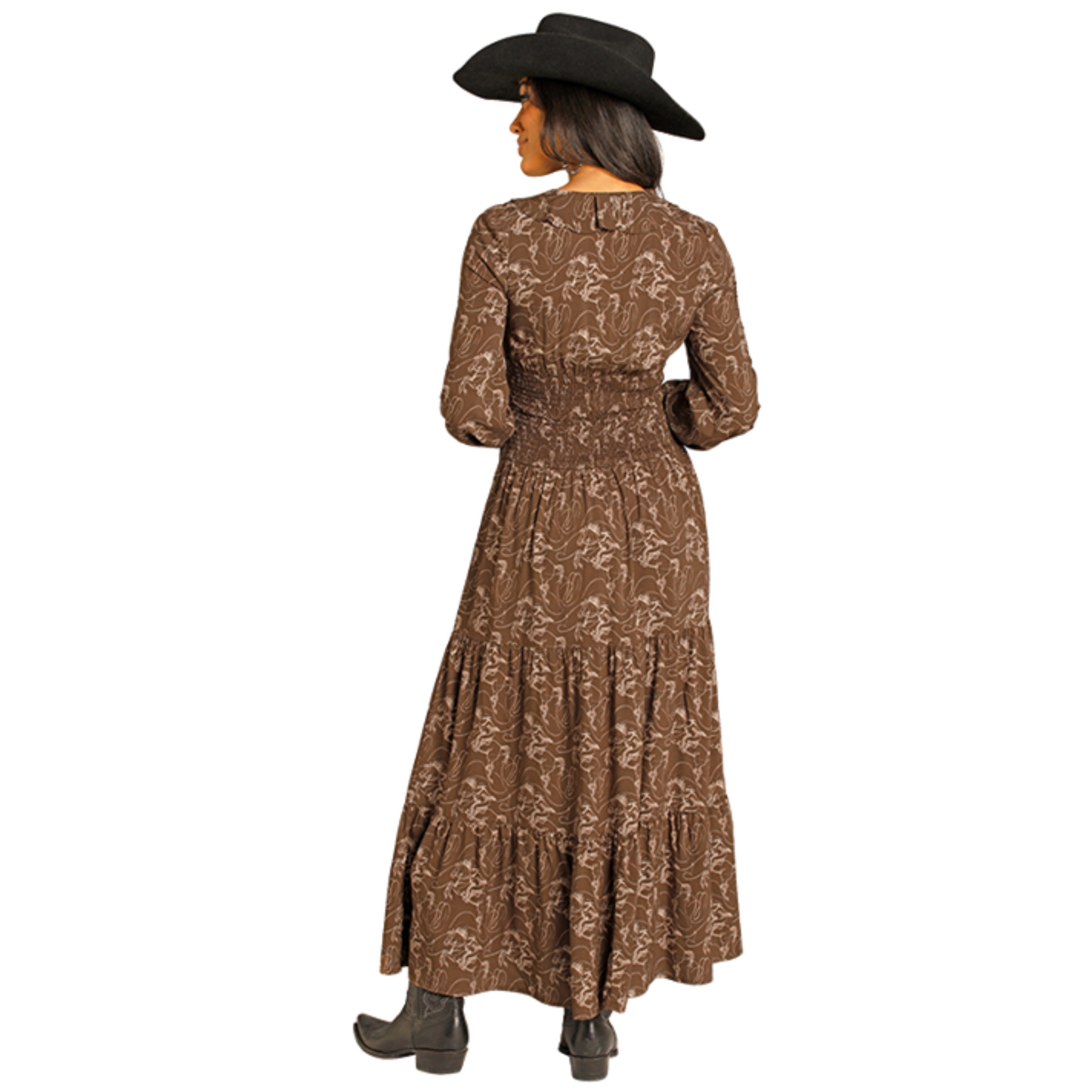 Rock & Roll Denim Women's Tiered Maxi Dress Rock & Roll Denim Women's Tiered Maxi Dress