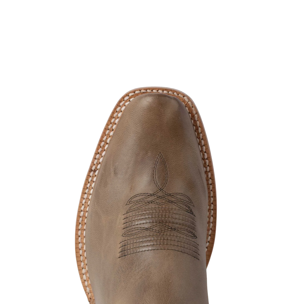 R. Watson Men's Sand & Burgundy Cowhide 16" Western Boot WR0021-1