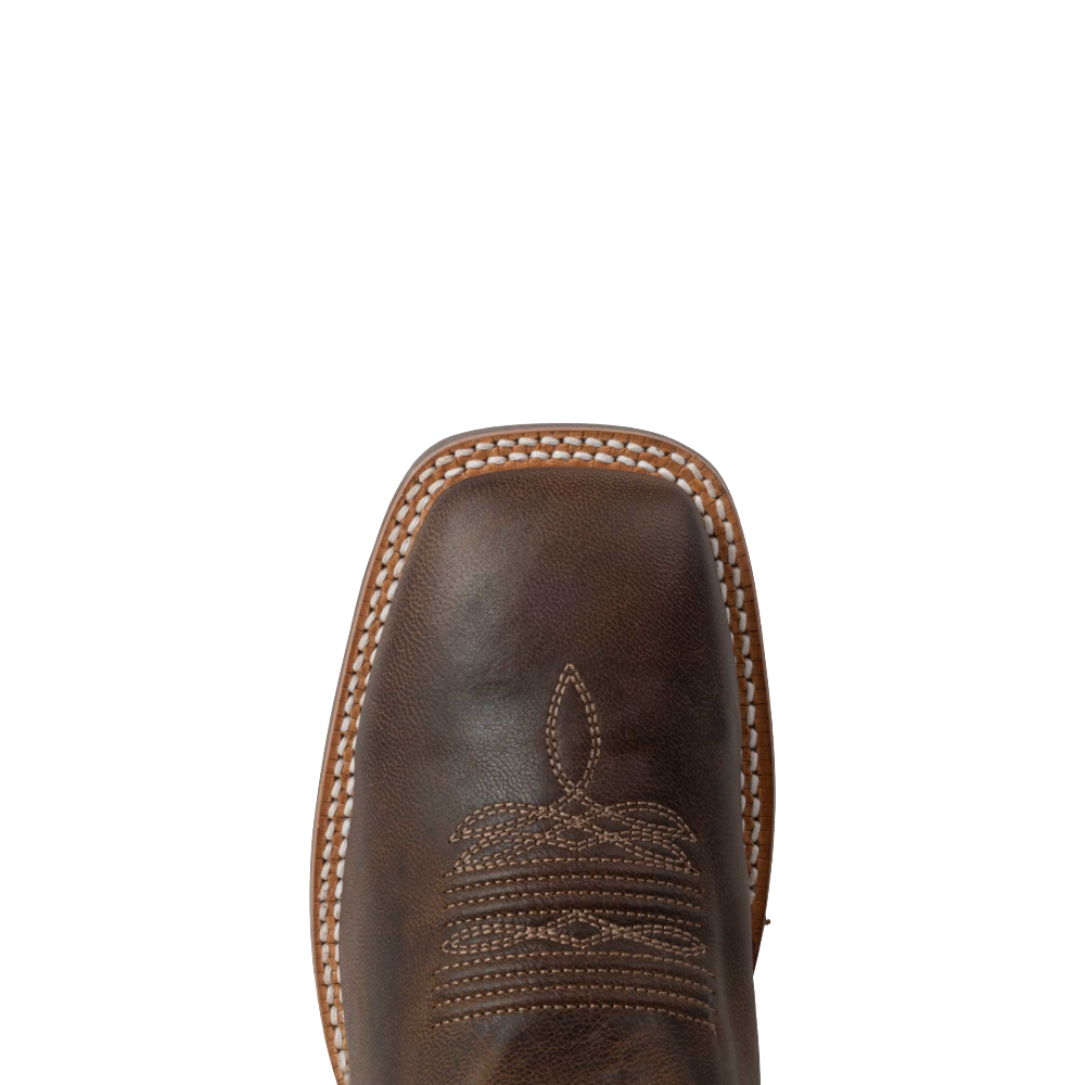 R. Watson Men's Brown & Red Goat Leather Western Boot WR0031-2