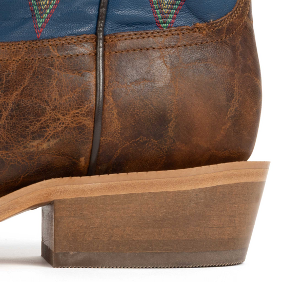 R. Watson Men's Tan Elephant Cowhide Western Boot WR0033-1