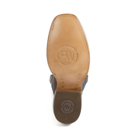 R. Watson Men's Tan Elephant Cowhide Western Boot WR0033-1