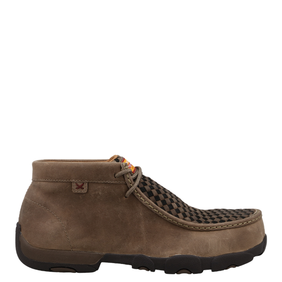 Twisted X Men's Work Chukka Taupe & Black Driving Moc MDMNT07