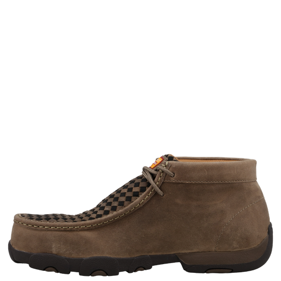 Twisted X Men's Work Chukka Taupe & Black Driving Moc MDMNT07