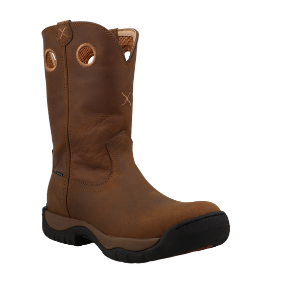 Twisted X Men's 11" All Around Distressed Saddle Work Boot MABW002