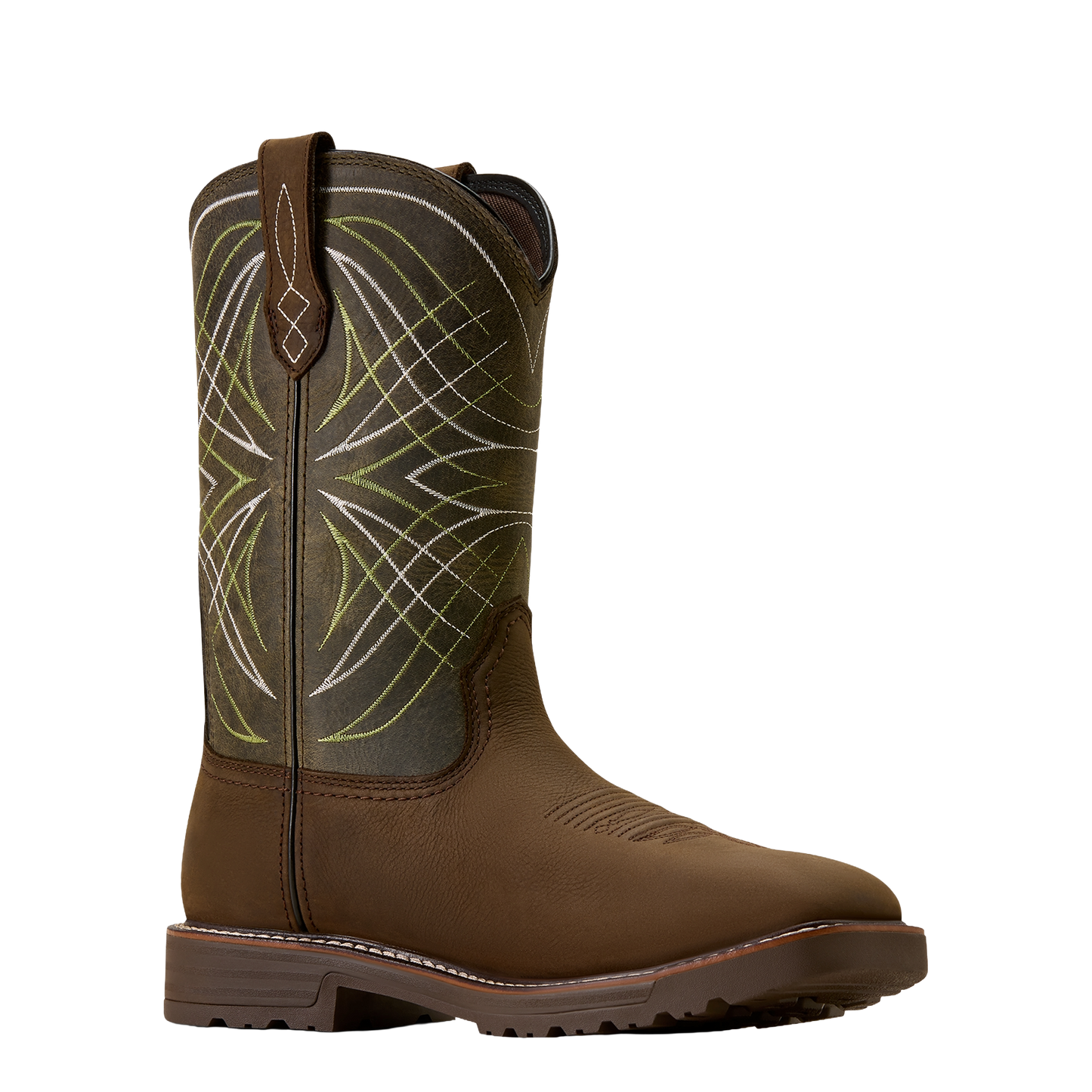 Ariat Men's Activator Waterproof Soft Toe Dark Brown Work Boot 10060894