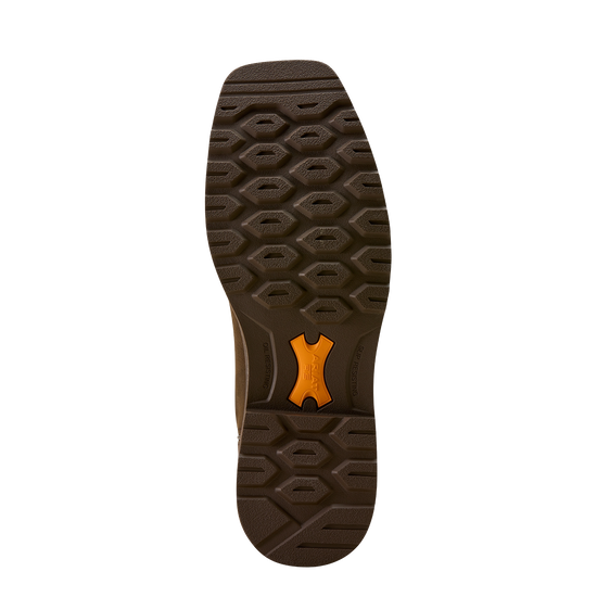 Ariat Men's Activator Waterproof Soft Toe Dark Brown Work Boot 10060894